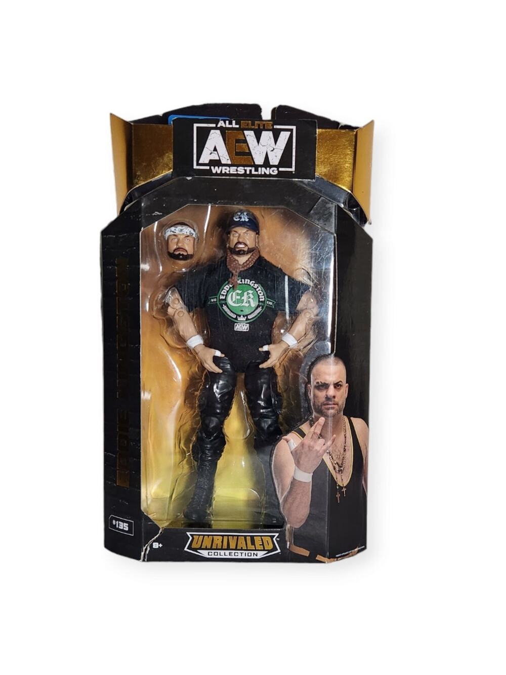 AEW Eddie Kingston Unrivaled Collection 7" Wrestling Figure Walmart Exclusive